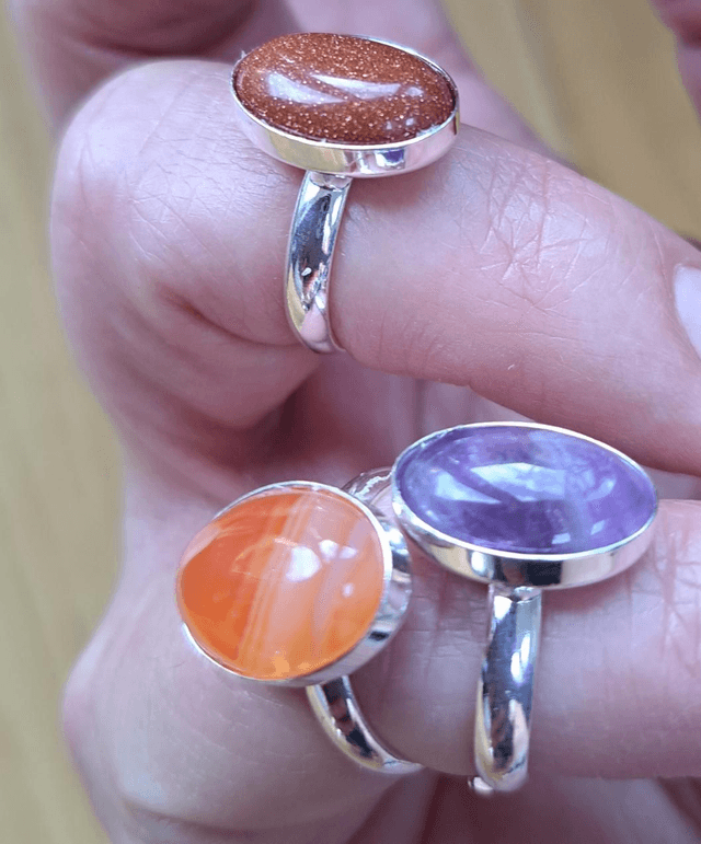 Semi-precious Stone Rings 