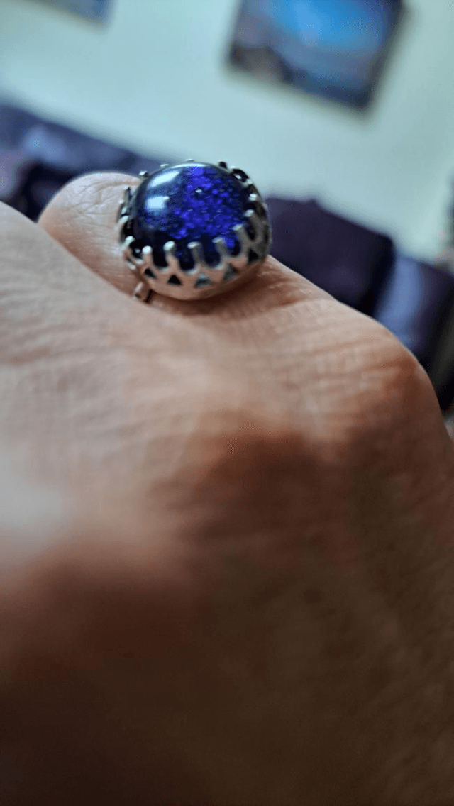 Purple rain ring 