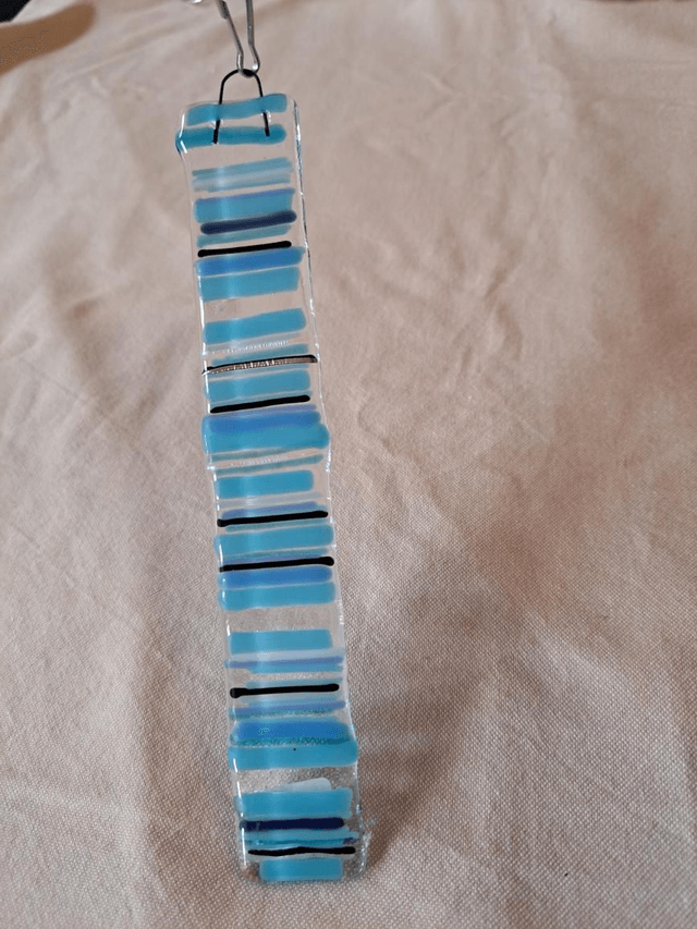 Blue stringer suncatcher