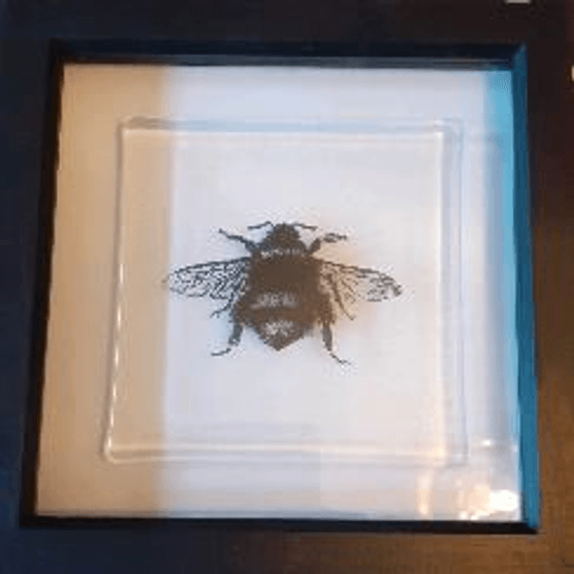 Enamelled bee picture