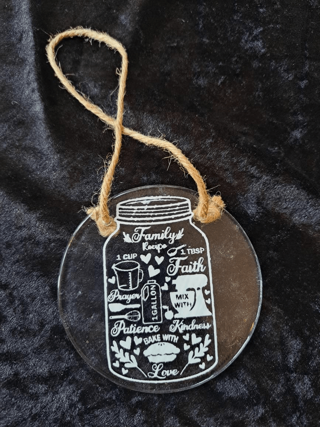 Enamelled Glass Hangings