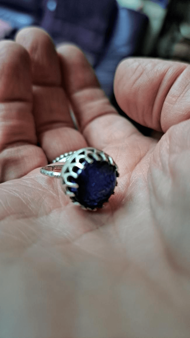 Purple rain ring 