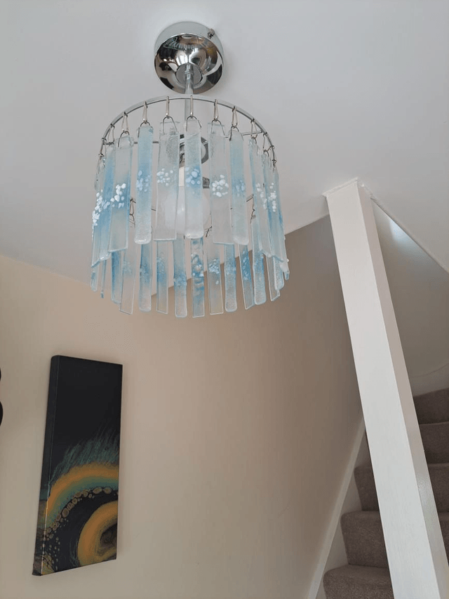Hanging chandelier lampshade 