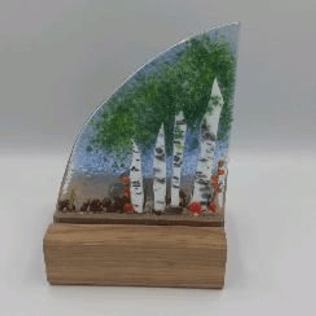 Silver birch forest nightlight 