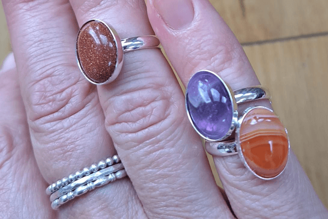 Semi-precious Stone Rings 