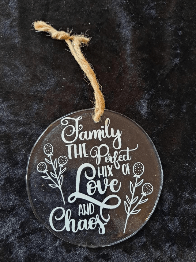 Enamelled Glass Hangings