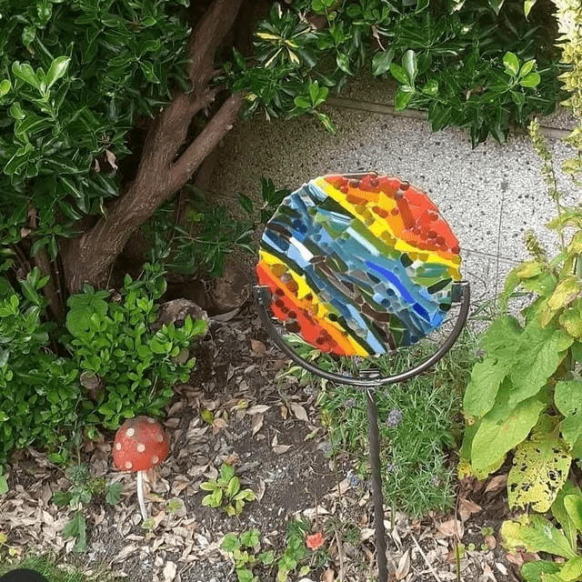 Rainbow Garden Stake 