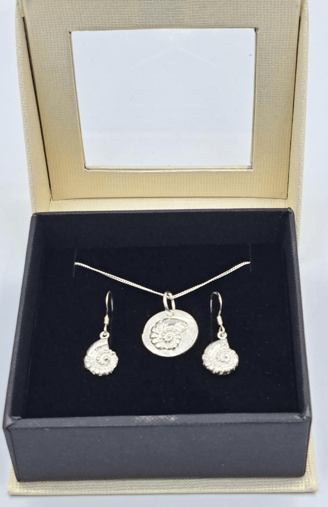Ammonite Silver Set