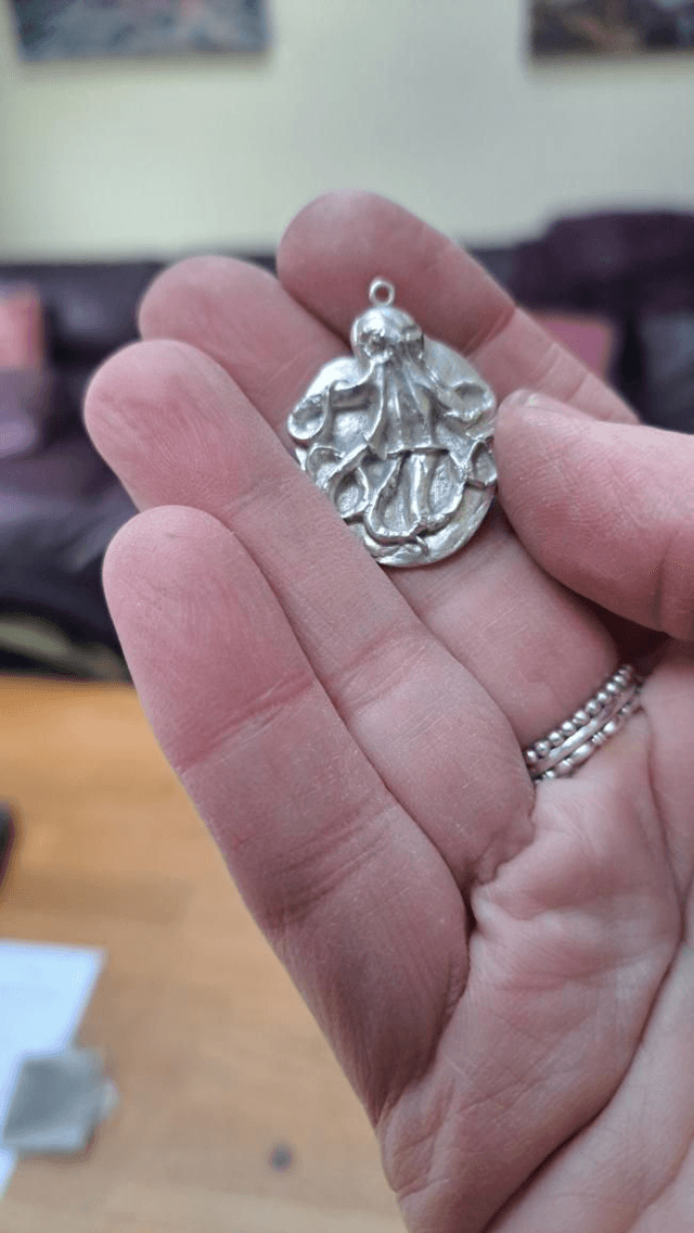Octopus pendant 