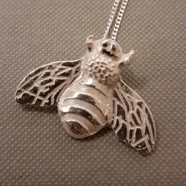Silver clay and fused glass combined workshop