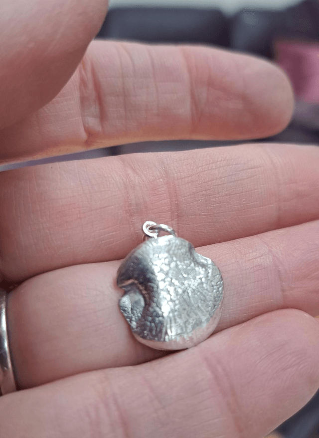 Unique nose print pendant 