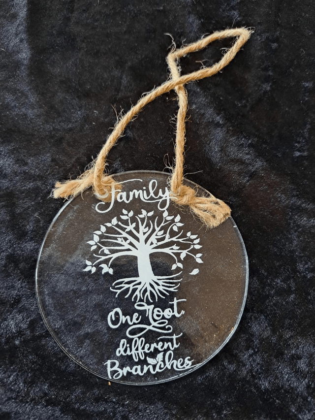 Enamelled Glass Hangings