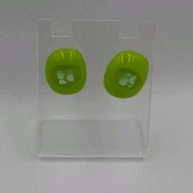 Lime green studs