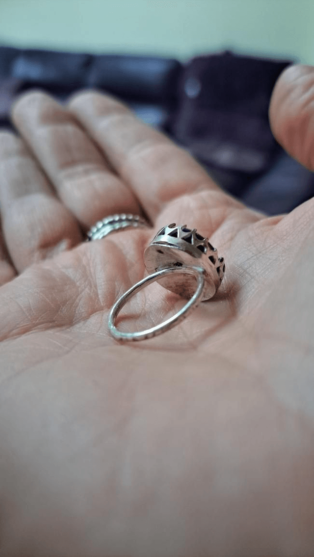 Purple rain ring 
