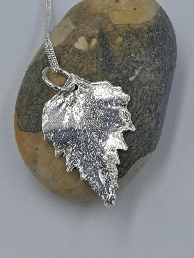 Silver Leaf Pendant 