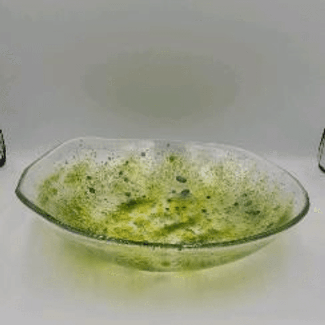 Green frit bowl