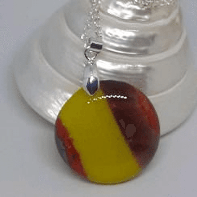 circular abstract pendant 