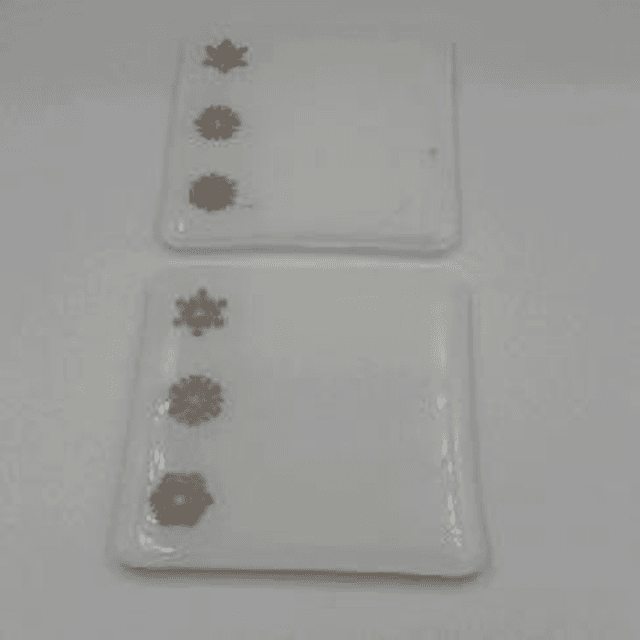 Snowflake coasters 