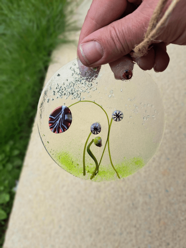 Flower suncatchers (circles)