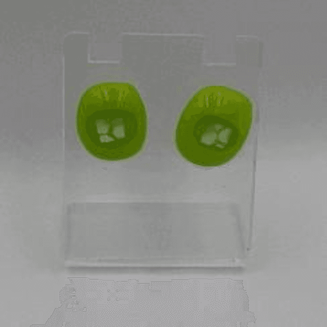 Lime green studs